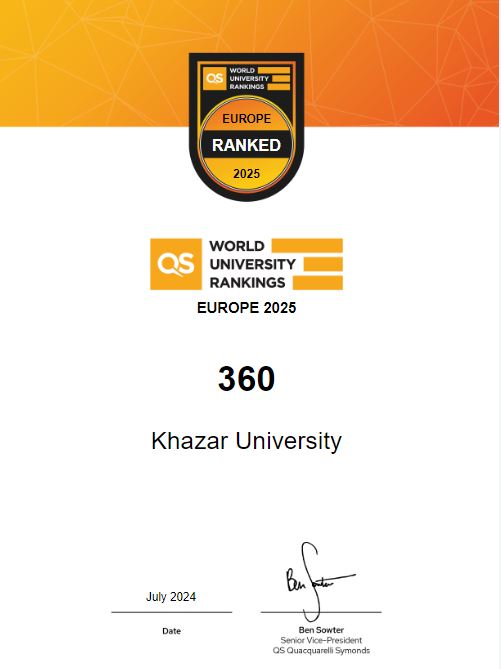 Khazar University Ranks in Top 400 Universities in Europe